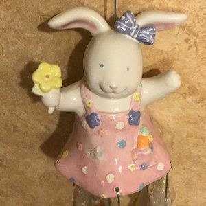 Ceramic Easter Bunny Decor